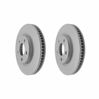 Front Geomet Coated Anti Rust Brake Rotor Set of 2