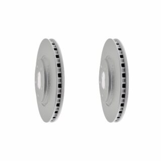 Front Geomet Coated Anti Rust Brake Rotor Set of 2