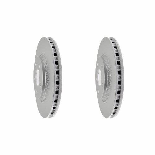 Front Geomet Coated Anti Rust Brake Rotor Set of 2