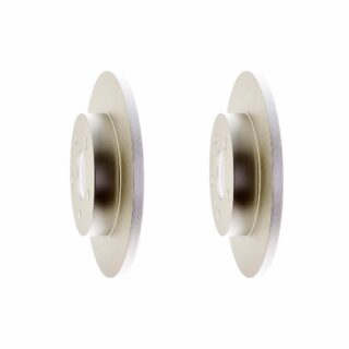Rear Geomet Coated Anti Rust Brake Rotor Set of 2