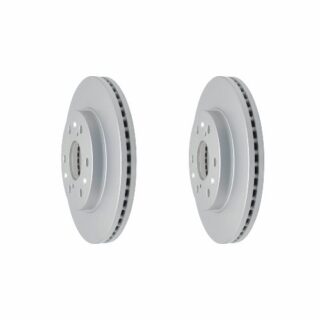 Front Geomet Coated Anti Rust Brake Rotor Set of 2