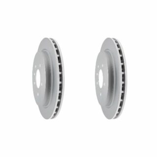 Rear Geomet Coated Anti Rust Brake Rotor Set of 2