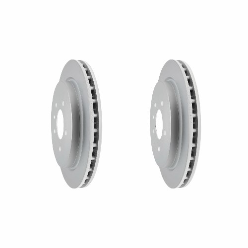 Rear Geomet Coated Anti Rust Brake Rotor Set of 2