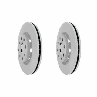Front Geomet Coated Anti Rust Brake Rotor Set of 2