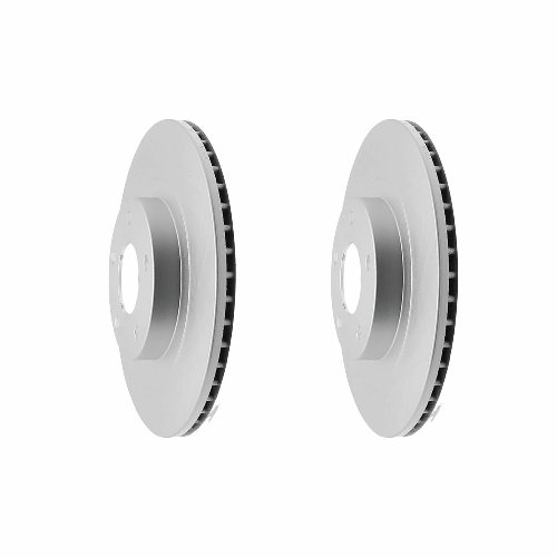 Rear Geomet Coated Anti Rust Brake Rotor Set of 2