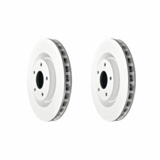 Front Geomet Coated Anti Rust Brake Rotor Set of 2