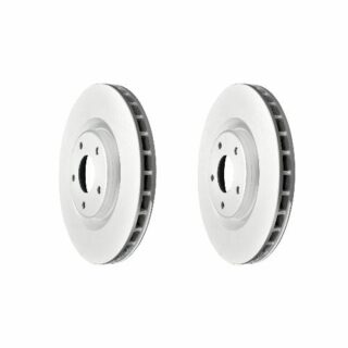 Front Geomet Coated Anti Rust Brake Rotor Set of 2