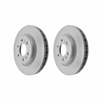 Front Geomet Coated Anti Rust Brake Rotor Set of 2