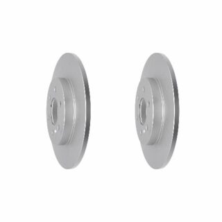 Rear Geomet Coated Anti Rust Brake Rotor Set of 2