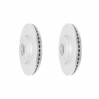 Front Geomet Coated Anti Rust Brake Rotor Set of 2