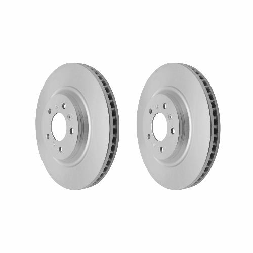 Front Geomet Coated Anti Rust Brake Rotor Set of 2
