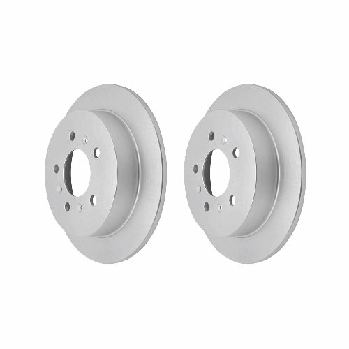 Rear Geomet Coated Anti Rust Brake Rotor Set of 2