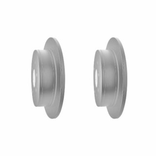 Rear Geomet Coated Anti Rust Brake Rotor Set of 2