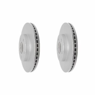 Front Geomet Coated Anti Rust Brake Rotor Set of 2