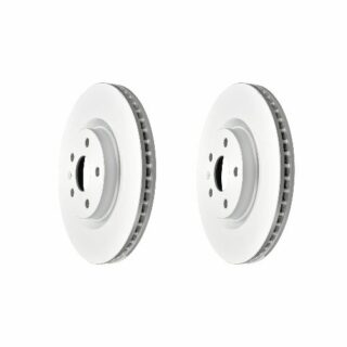 Front Geomet Coated Anti Rust Brake Rotor Set of 2