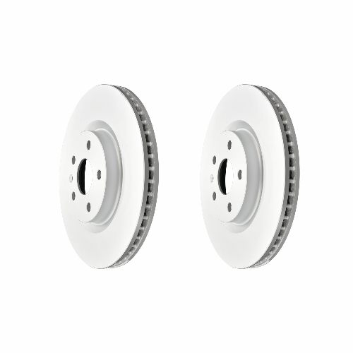 Front Geomet Coated Anti Rust Brake Rotor Set of 2