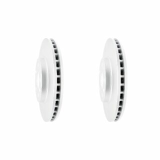 Front Geomet Coated Anti Rust Brake Rotor Set of 2