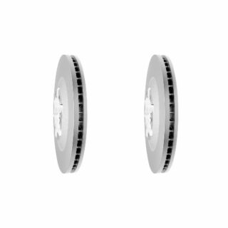 Front Geomet Coated Anti Rust Brake Rotor Set of 2