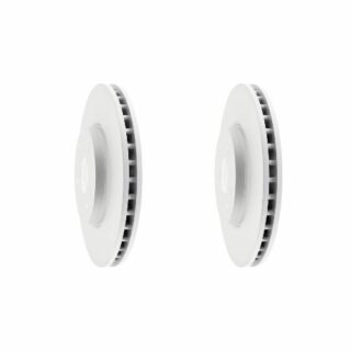 Front Geomet Coated Anti Rust Brake Rotor Set of 2