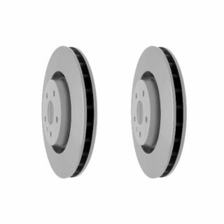 Front Geomet Coated Anti Rust Brake Rotor Set of 2