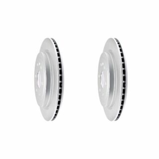 Rear Geomet Coated Anti Rust Brake Rotor Set of 2