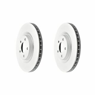 Front Geomet Coated Anti Rust Brake Rotor Set of 2