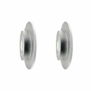 Rear Geomet Coated Anti Rust Brake Rotor Set of 2