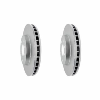 Front Geomet Coated Anti Rust Brake Rotor Set of 2