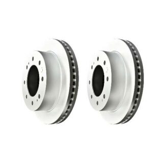 Front Geomet Coated Anti Rust Brake Rotor Set of 2