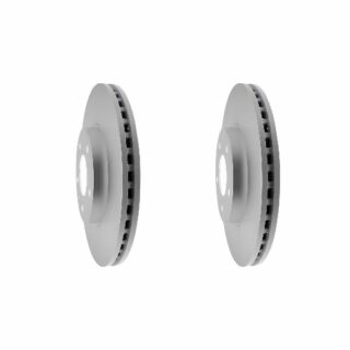 Front Geomet Coated Anti Rust Brake Rotor Set of 2
