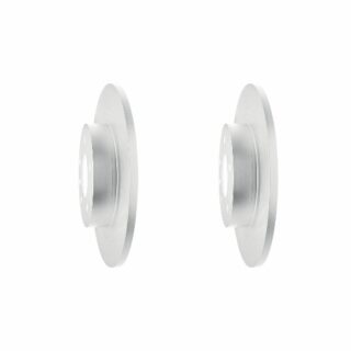 Rear Geomet Coated Anti Rust Brake Rotor Set of 2