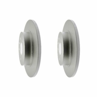 Rear Geomet Coated Anti Rust Brake Rotor Set of 2