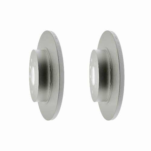 Rear Geomet Coated Anti Rust Brake Rotor Set of 2