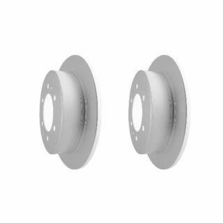 Rear Geomet Coated Anti Rust Brake Rotor Set of 2