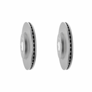 Front Geomet Coated Anti Rust Brake Rotor Set of 2