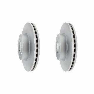 Front Geomet Coated Anti Rust Brake Rotor Set of 2