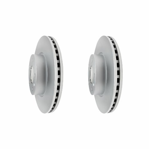 Front Geomet Coated Anti Rust Brake Rotor Set of 2