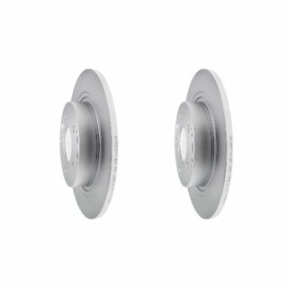 Rear Geomet Coated Anti Rust Brake Rotor Set of 2