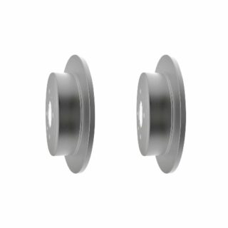 Rear Geomet Coated Anti Rust Brake Rotor Set of 2