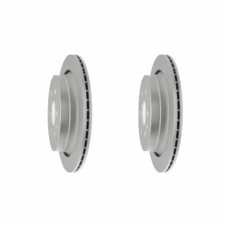 Rear Geomet Coated Anti Rust Brake Rotor Set of 2