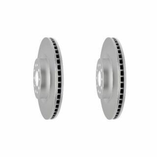 Front Geomet Coated Anti Rust Brake Rotor Set of 2
