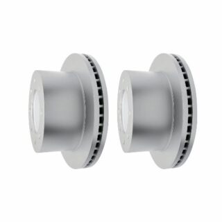 Rear Geomet Coated Anti Rust Brake Rotor Set of 2