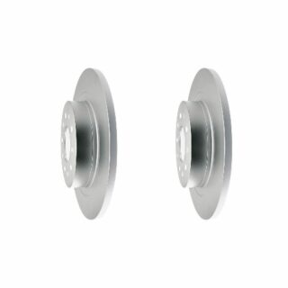 Rear Geomet Coated Anti Rust Brake Rotor Set of 2