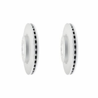 Front Geomet Coated Anti Rust Brake Rotor Set of 2
