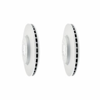 Front Geomet Coated Anti Rust Brake Rotor Set of 2