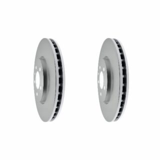 Front Geomet Coated Anti Rust Brake Rotor Set of 2