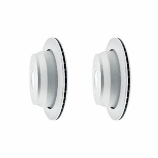 Rear Geomet Coated Anti Rust Brake Rotor Set of 2