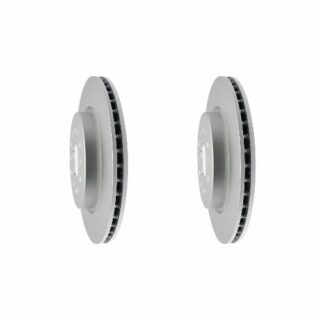 Rear Geomet Coated Anti Rust Brake Rotor Set of 2