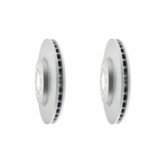 Front Geomet Coated Anti Rust Brake Rotor Set of 2
