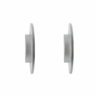 Rear Geomet Coated Anti Rust Brake Rotor Set of 2